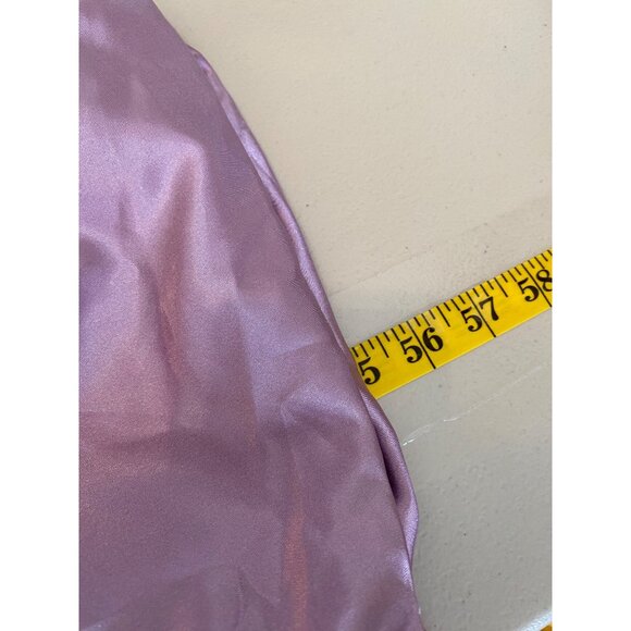 NWT Maxi Dress Elegant Lavender Evening Gown Beaded V-Neck & Empire Waist Small - Picture 6 of 8